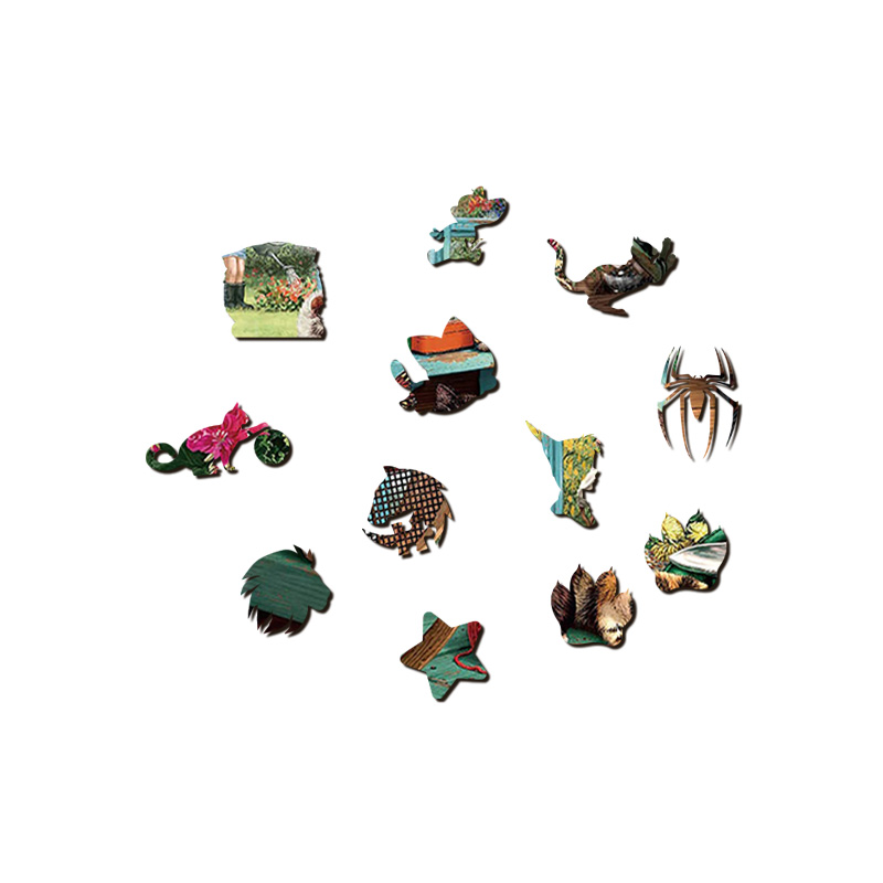 Cat Garden Wooden Jigsaw Puzzle - aimpuzzle