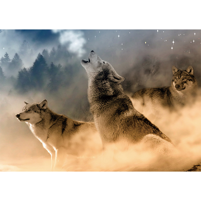 Wolves Wooden Jigsaw Puzzle - aimpuzzle