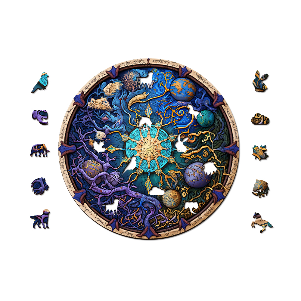 Yin & Yang Wooden Jigsaw Puzzle - aimpuzzle