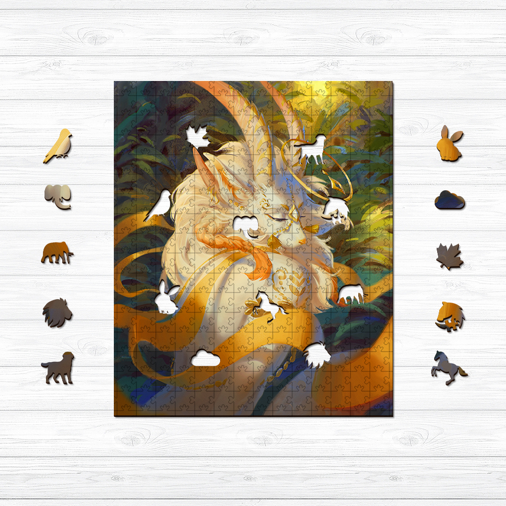 Antelope Princess Wooden Jigsaw Puzzle - aimpuzzle