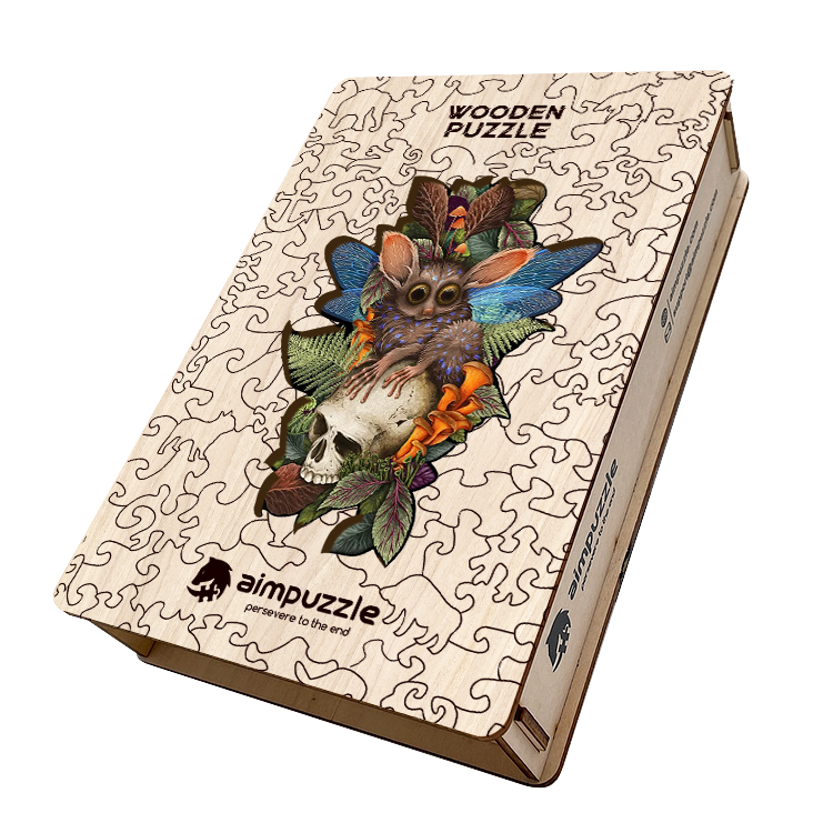 Gerbil Skull Wooden Jigsaw Puzzle - aimpuzzle