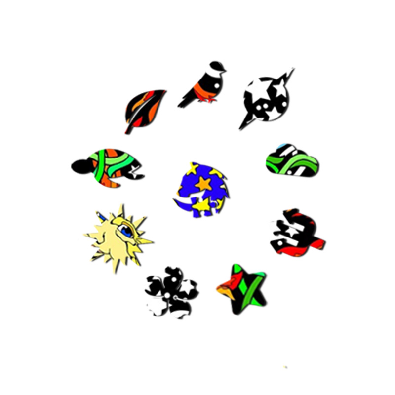 Sun and Moon Wooden Jigsaw Puzzle - aimpuzzle