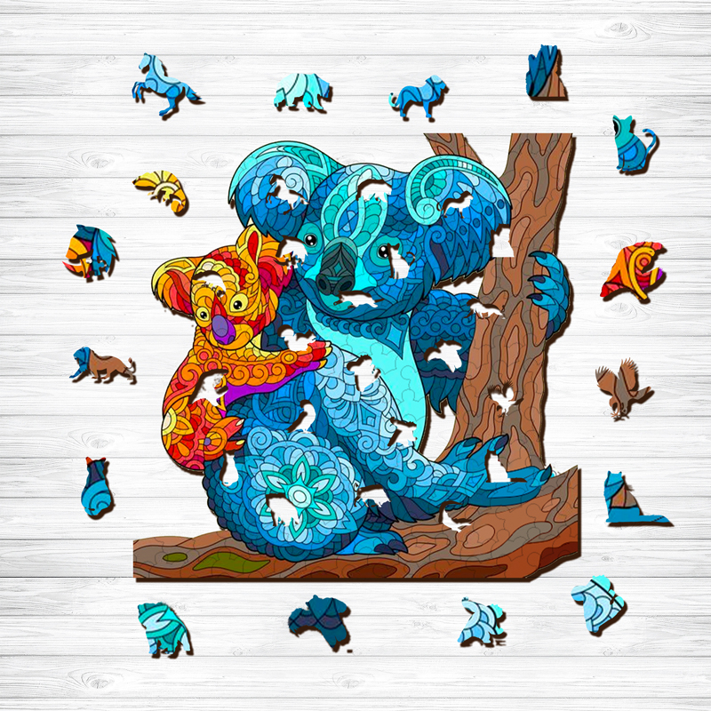 koalas Wooden Jigsaw Puzzle - aimpuzzle