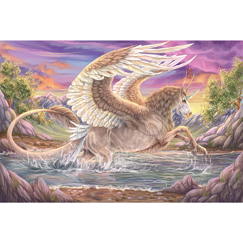 Unicorns Wooden Jigsaw Puzzle - aimpuzzle