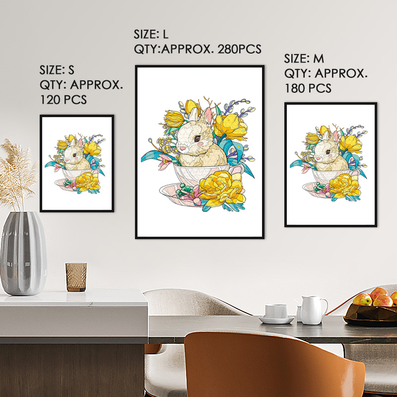 Rabbit Wooden Jigsaw Puzzle - aimpuzzle