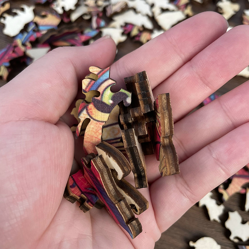 Zodiac Signs Sun Wooden Jigsaw Puzzle - aimpuzzle