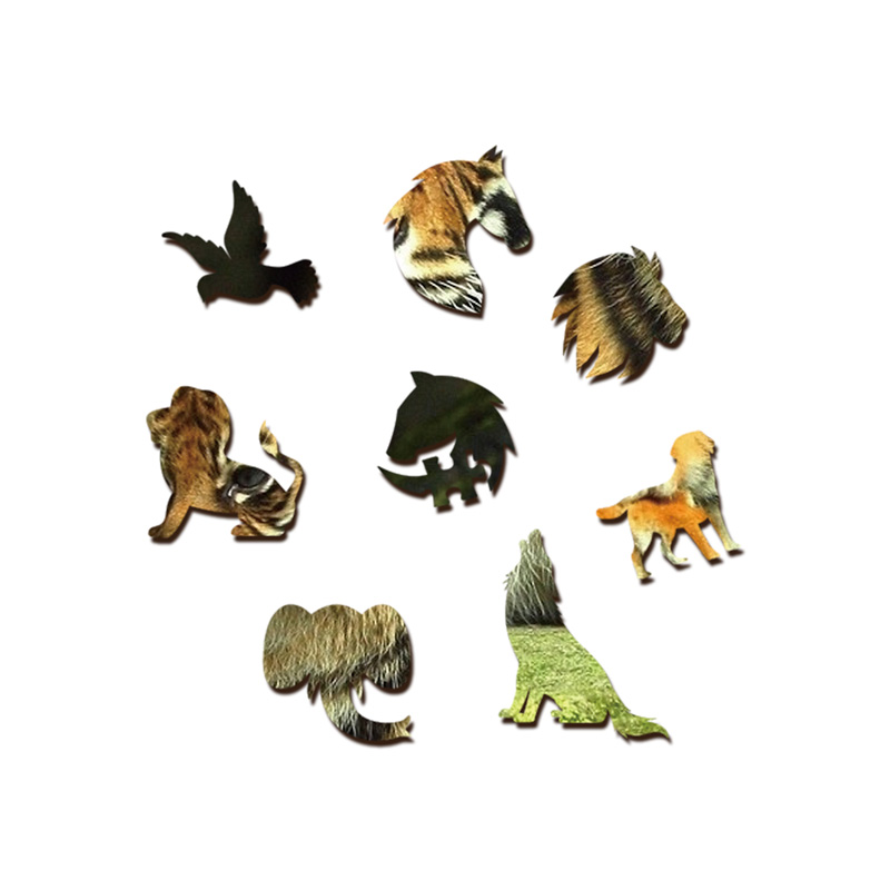 Tiger and Baby Wooden Jigsaw Puzzle - aimpuzzle