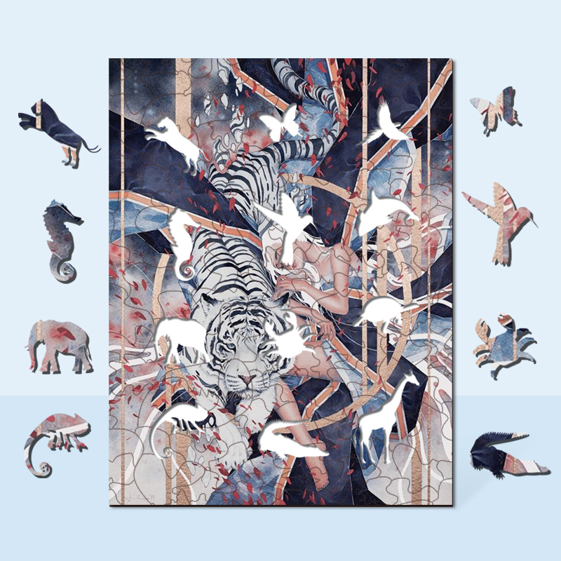 Beauty And The Beast Wooden Jigsaw Puzzle - aimpuzzle