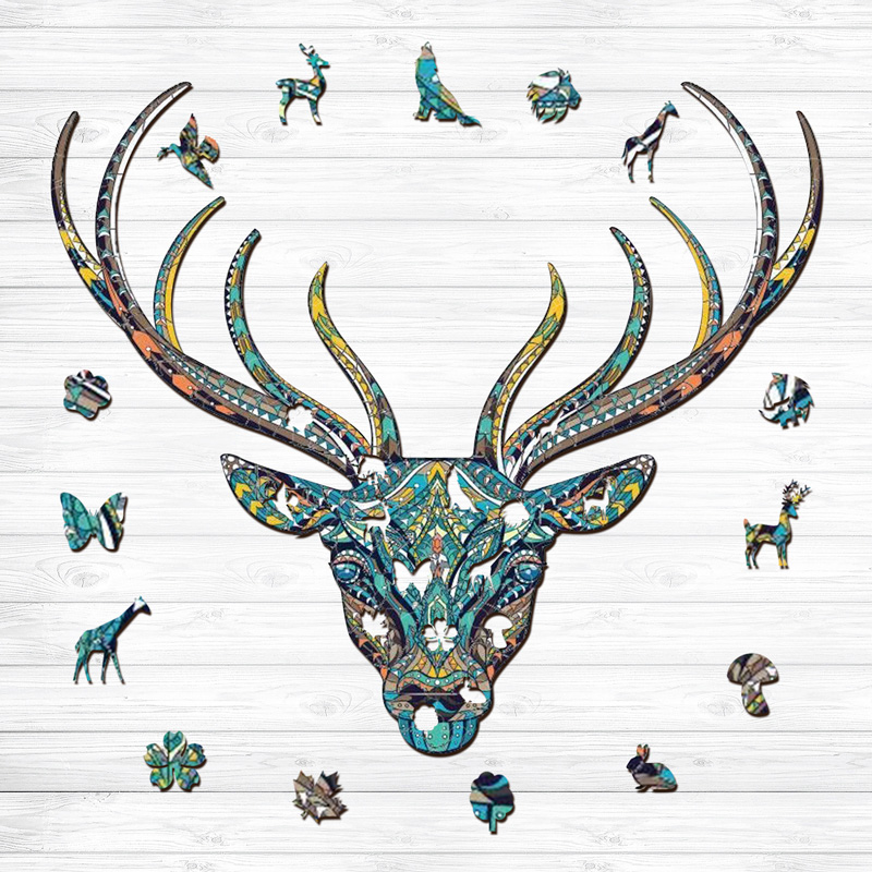 Elk Wooden Jigsaw Puzzle - aimpuzzle