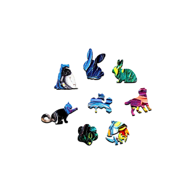 Van Gogh Beagle Dog Wooden Jigsaw Puzzle - aimpuzzle