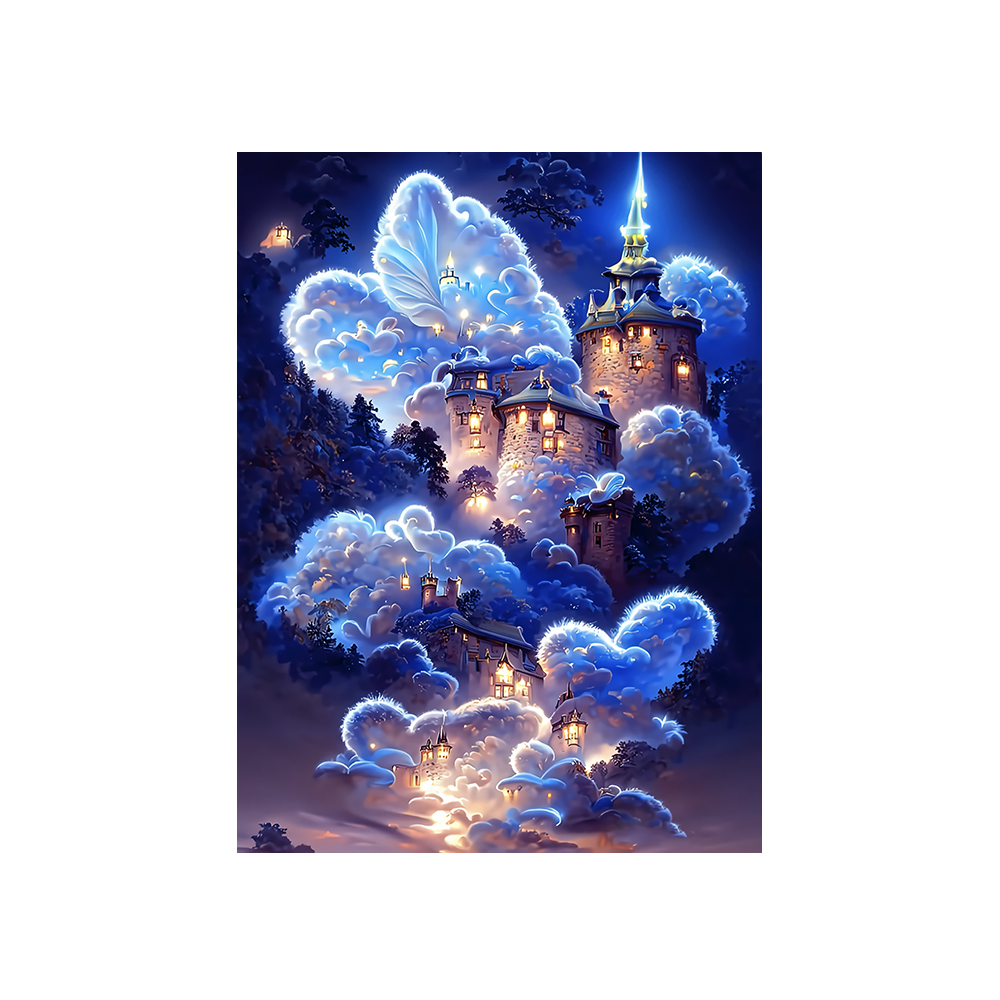 Legendary Sky Castle Wooden Jigsaw Puzzle - aimpuzzle