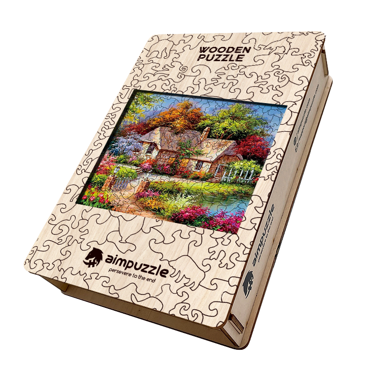 Country House Wooden Jigsaw Puzzle - aimpuzzle