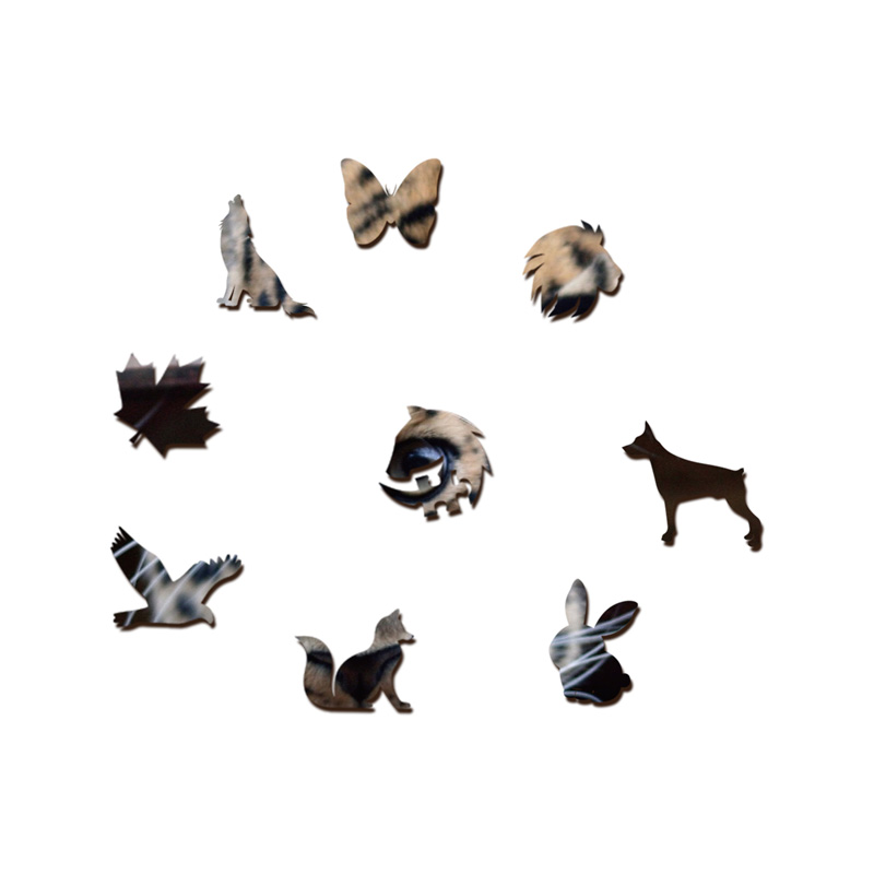 Cute Leopard Face Wooden Jigsaw Puzzle - aimpuzzle