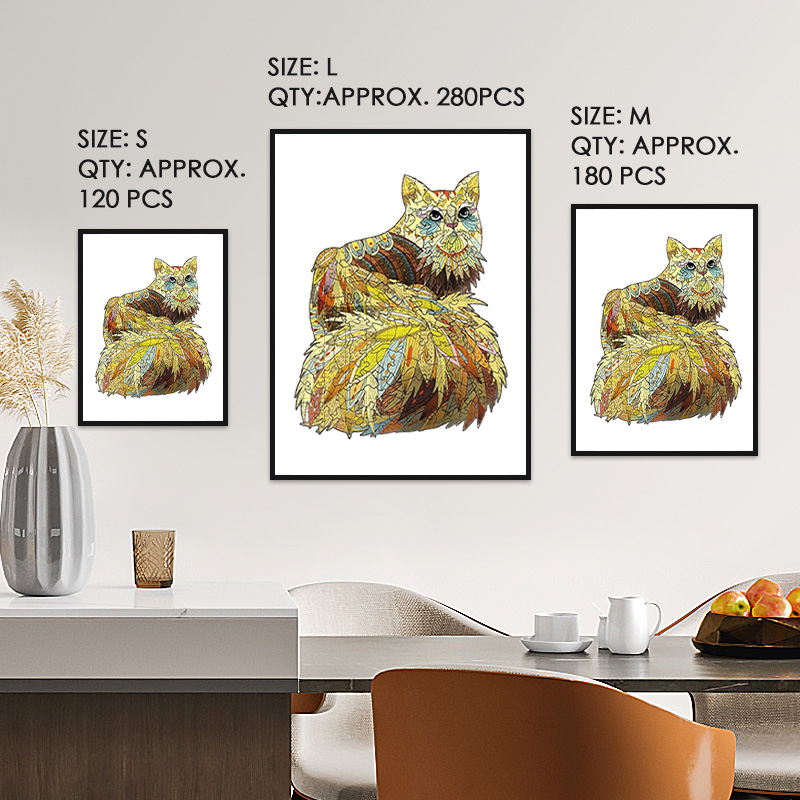 Persian Cat Wooden Jigsaw Puzzle - aimpuzzle