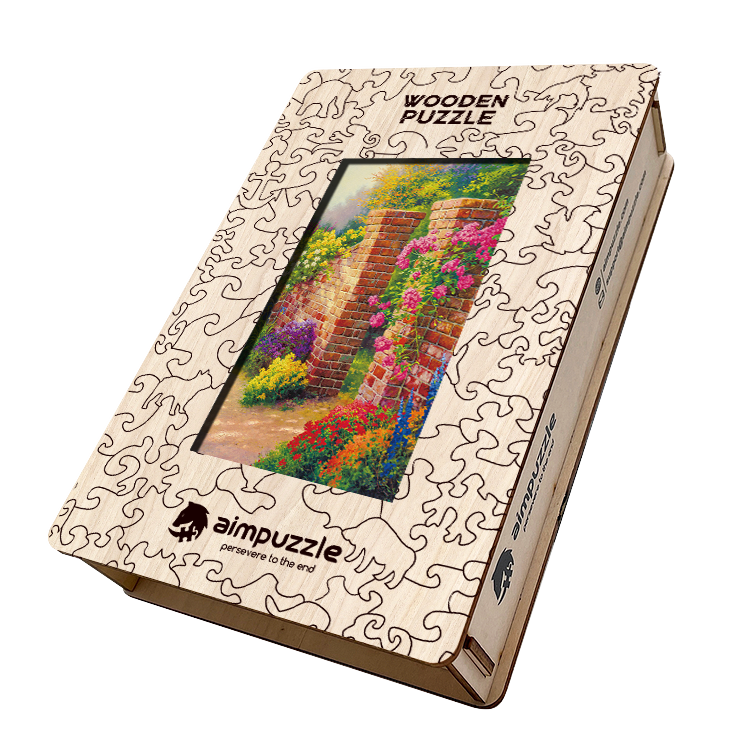 Rose Garden Wooden Jigsaw Puzzle - aimpuzzle