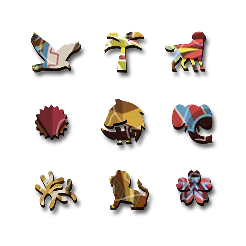 Lion Wooden Jigsaw Puzzle - aimpuzzle