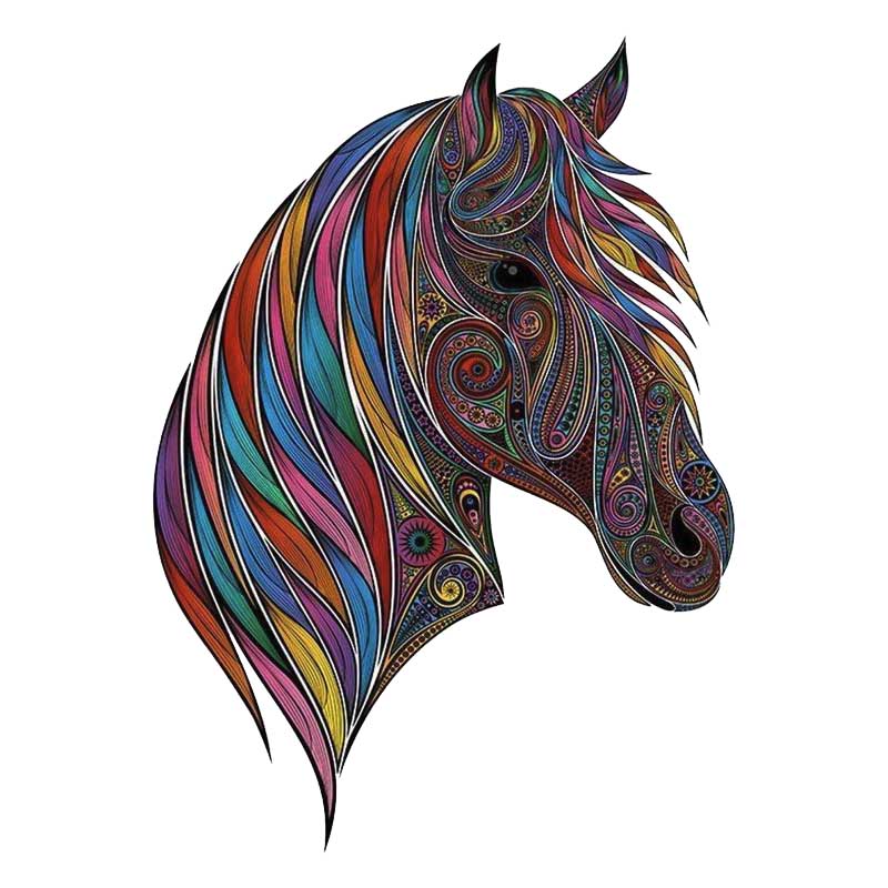 Horse Wooden Jigsaw Puzzle - aimpuzzle
