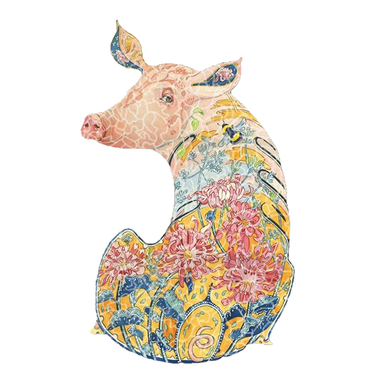 Pigs Wooden Jigsaw Puzzle - aimpuzzle