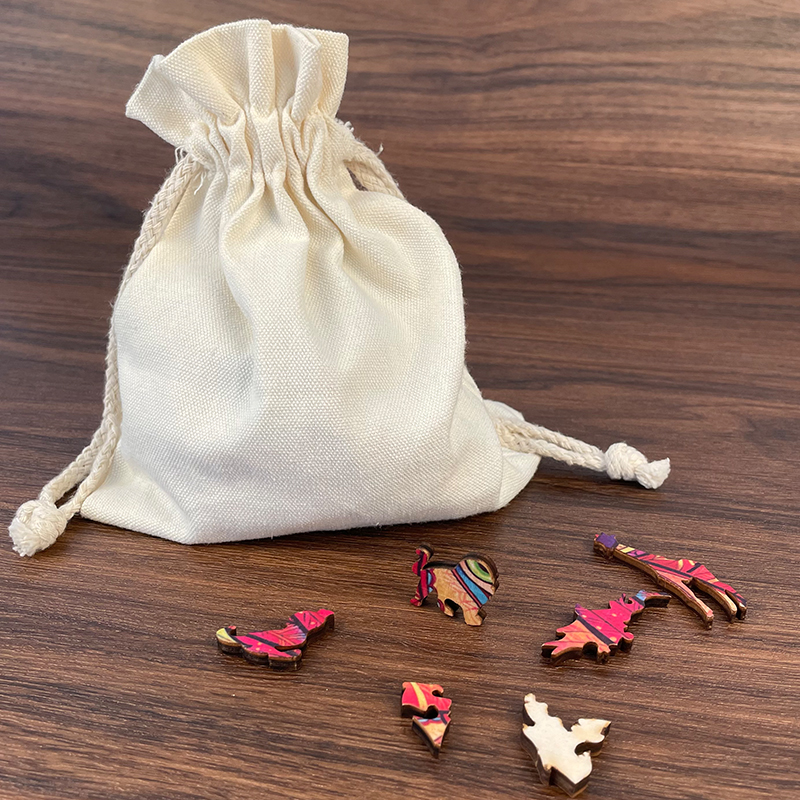 White Cat Wooden Jigsaw Puzzle - aimpuzzle