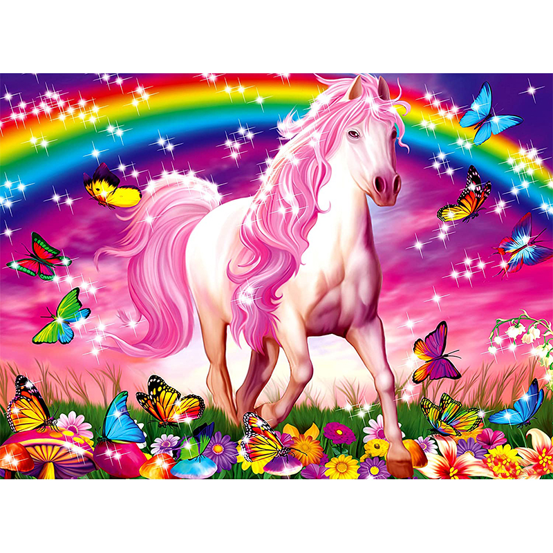 Rainbow Unicorn Wooden Jigsaw Puzzle - aimpuzzle