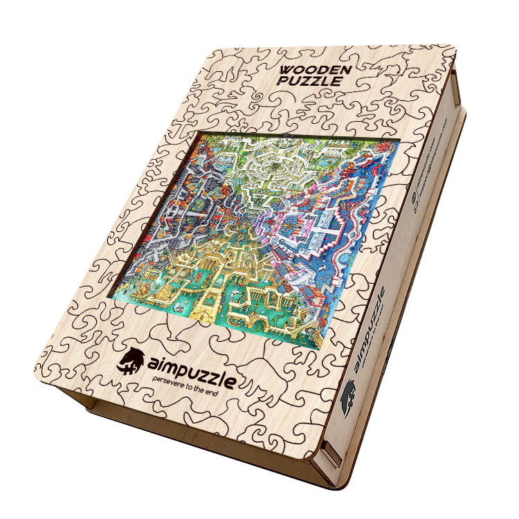 Labyrinth Wooden Jigsaw Puzzle - aimpuzzle