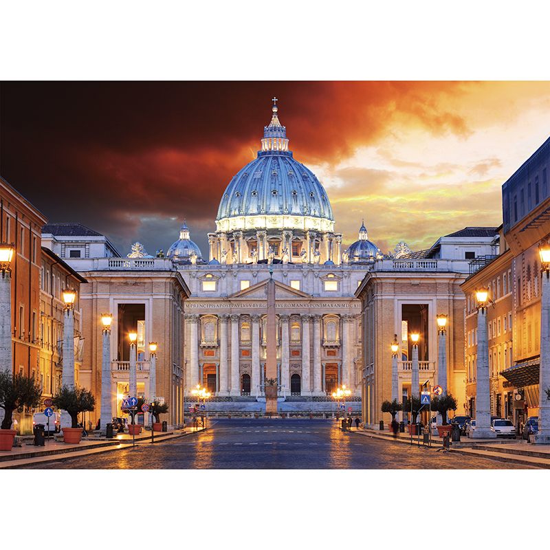 St. Peter's Basilica Wooden Jigsaw Puzzle - aimpuzzle