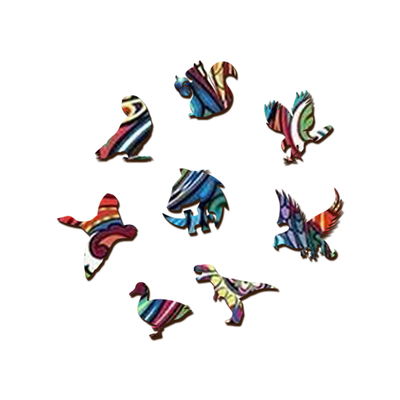 Fighting Rooster Wooden Jigsaw Puzzle - aimpuzzle