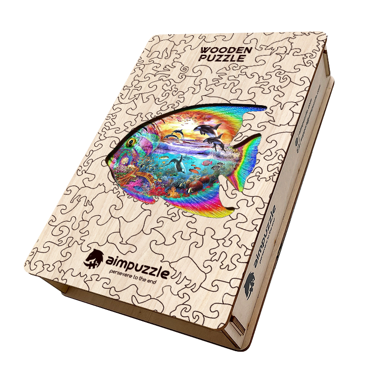 Tropical Fish World Wooden Jigsaw Puzzle - aimpuzzle