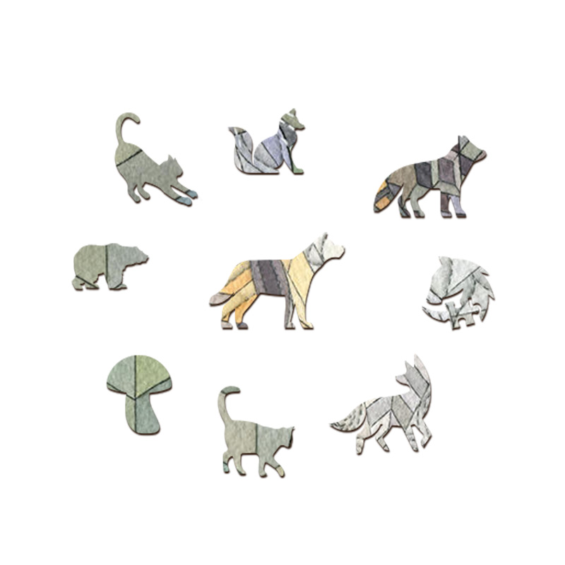 Calico Cat Wooden Jigsaw Puzzle - aimpuzzle