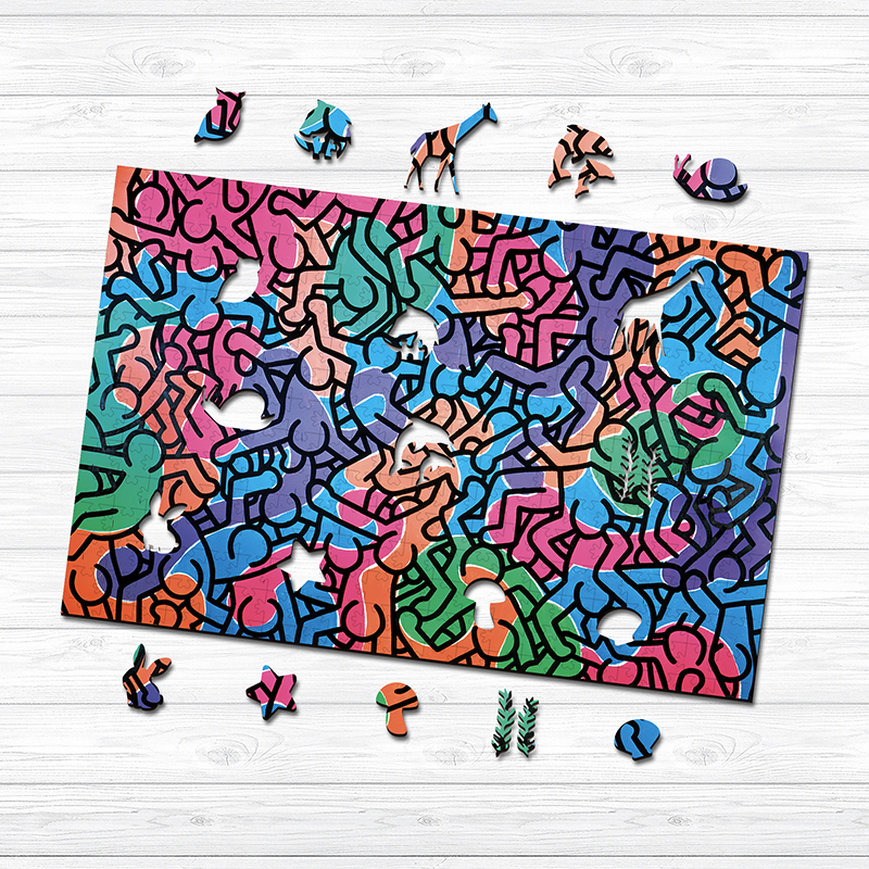 Graffiti Art Wooden Jigsaw Puzzle - aimpuzzle