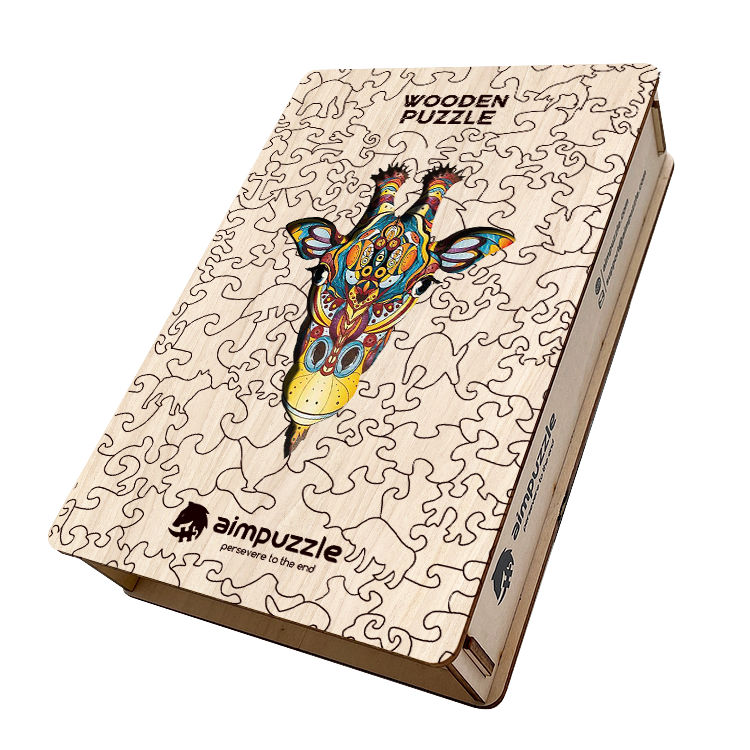 Giraffe Wooden Jigsaw Puzzle - aimpuzzle