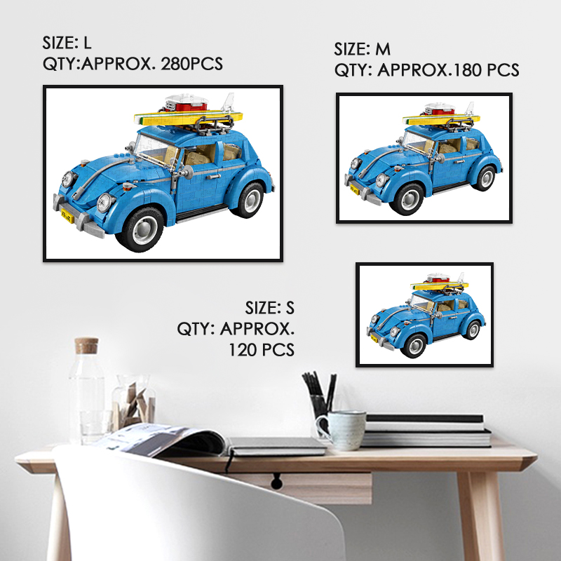 Volkswagen Beetle Wooden Jigsaw Puzzle - aimpuzzle
