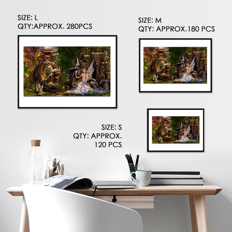 Beauty and the Beast Wooden Jigsaw Puzzle - aimpuzzle