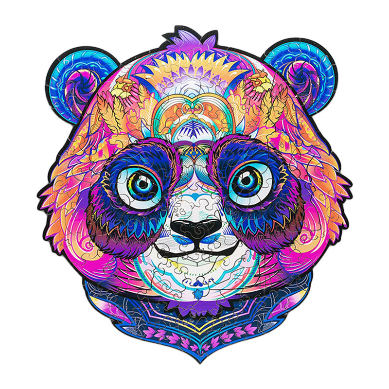 Cute Panda Wooden Jigsaw Puzzle - aimpuzzle