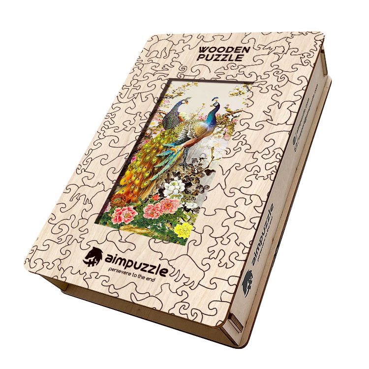 Peacock Wooden Jigsaw Puzzle - aimpuzzle