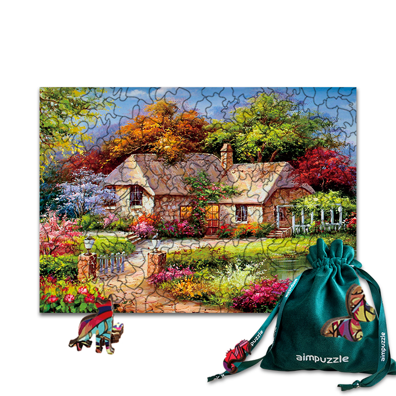 Country House Wooden Jigsaw Puzzle - aimpuzzle