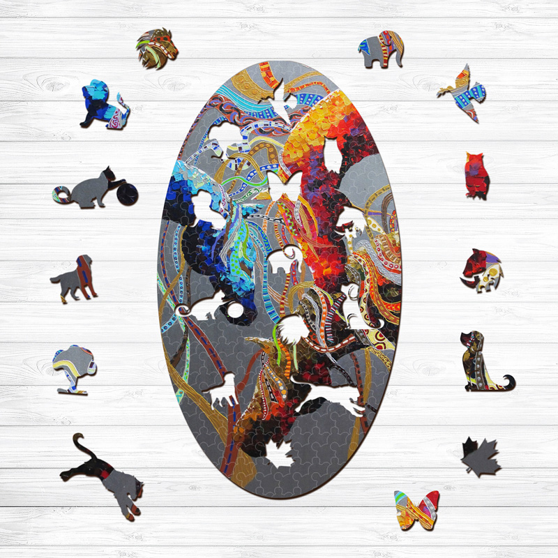 Roman Gods Wooden Jigsaw Puzzle - aimpuzzle