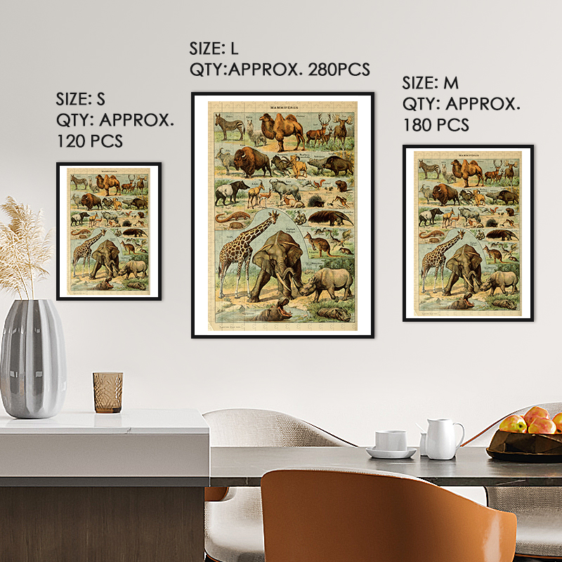 Mammals Wooden Jigsaw Puzzle - aimpuzzle