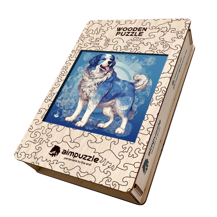 Border Collie Dog Wooden Jigsaw Puzzle - aimpuzzle