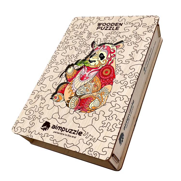 Red Panda Wooden Jigsaw Puzzle - aimpuzzle