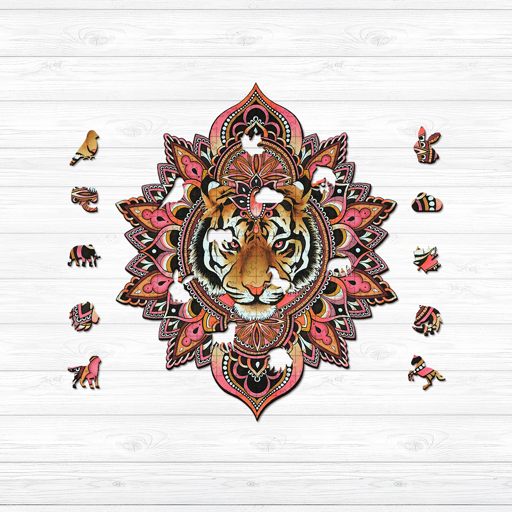 Ruby Tiger Wooden Jigsaw Puzzle - aimpuzzle
