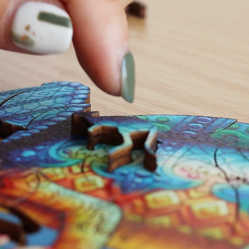 Chameleon Wooden Jigsaw Puzzle - aimpuzzle