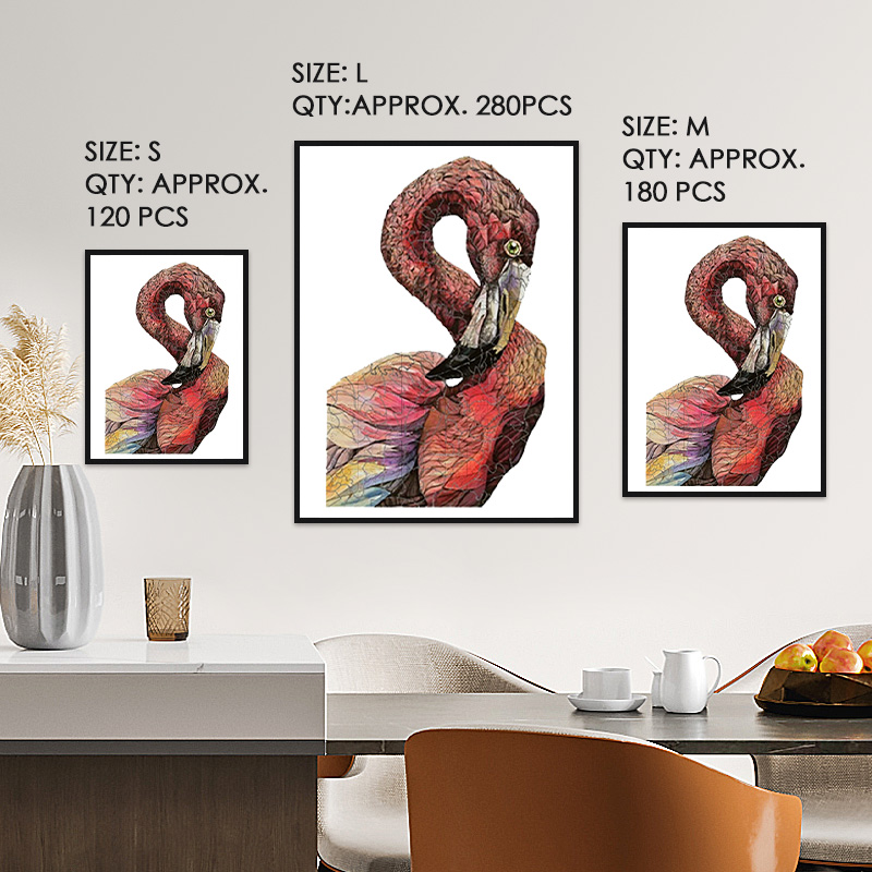 Flamingo Wooden Jigsaw Puzzle - aimpuzzle