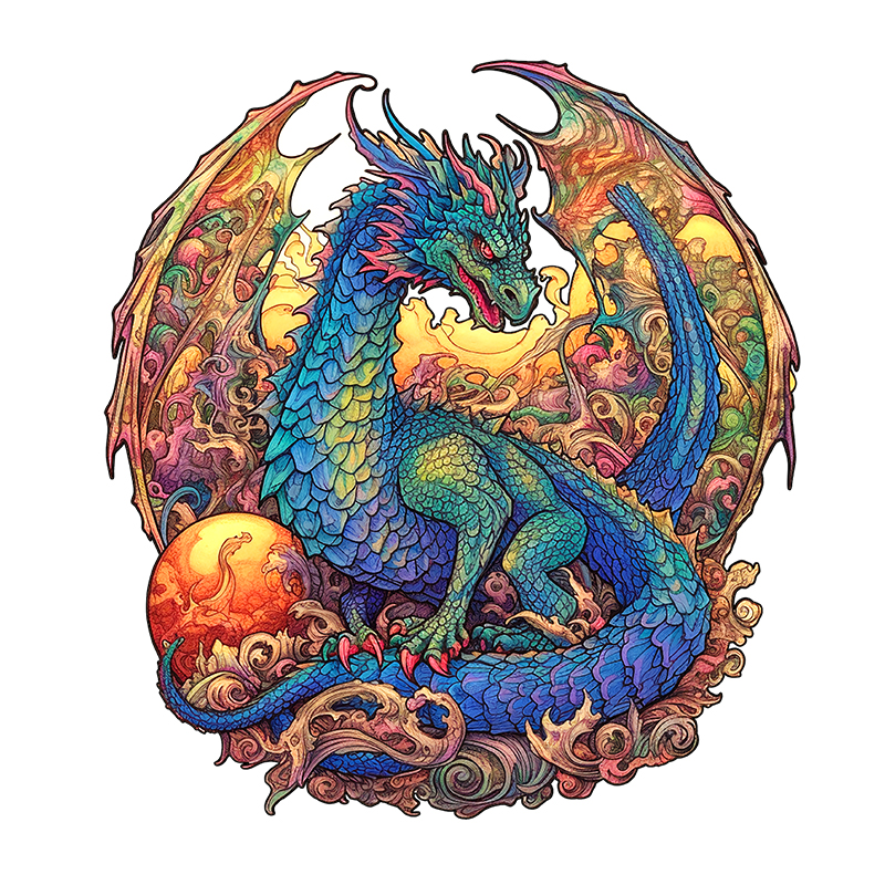 Dragon Wooden Jigsaw Puzzle - aimpuzzle