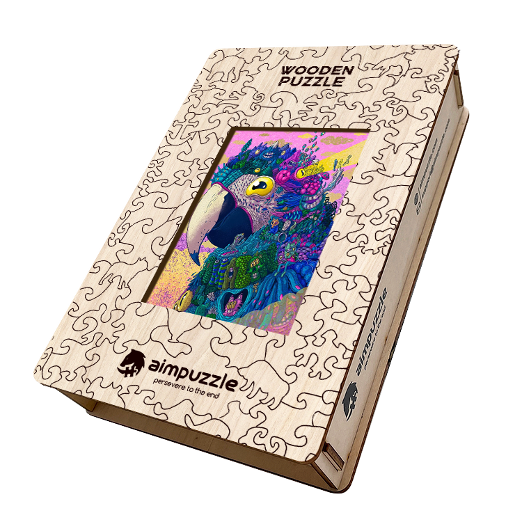 Parrot Art Wooden Jigsaw Puzzle - aimpuzzle