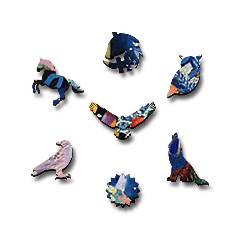 Bullfighting art painting Wooden Jigsaw Puzzle - aimpuzzle