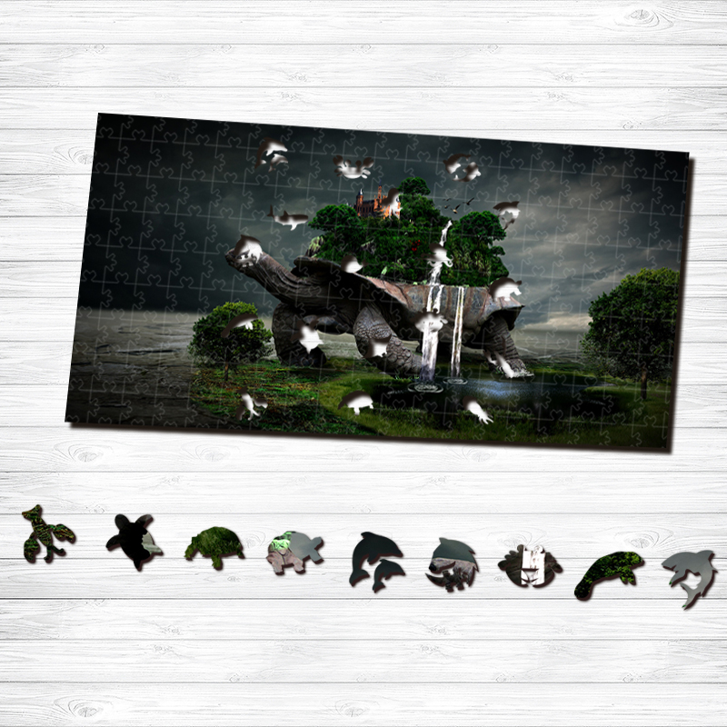 Giant Turtle Wooden Jigsaw Puzzle - aimpuzzle