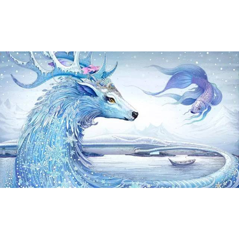 Ice Dragon Wooden Jigsaw Puzzle - aimpuzzle