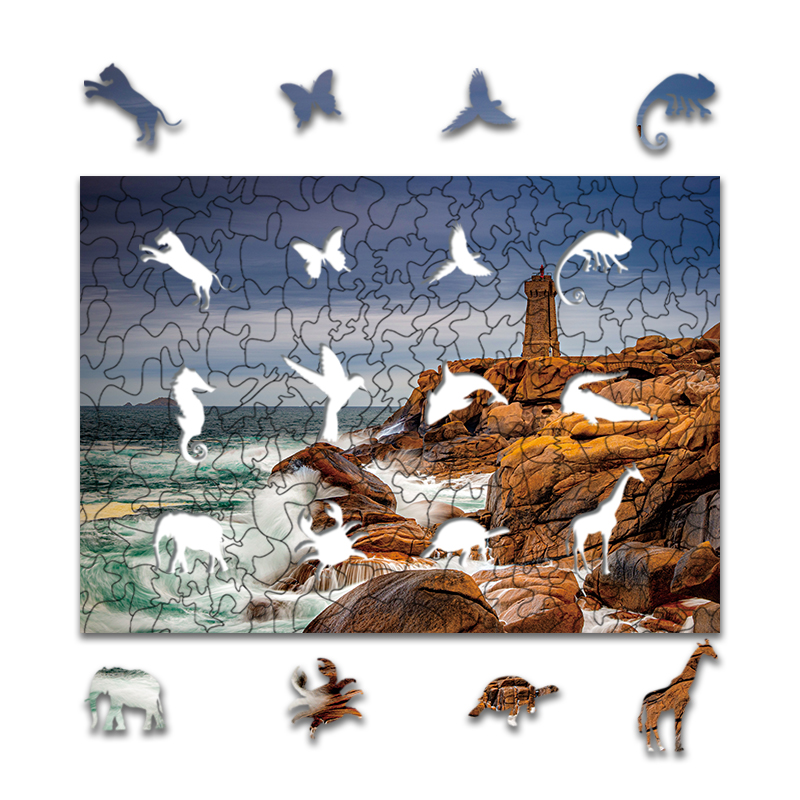Lighthouse Wooden Jigsaw Puzzle - aimpuzzle