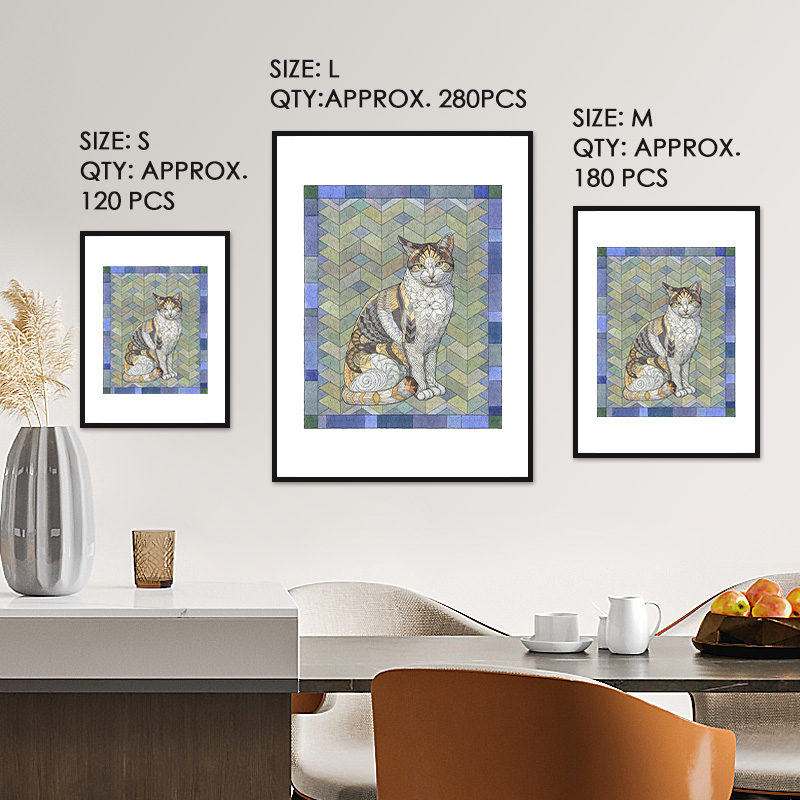 Calico Cat Wooden Jigsaw Puzzle - aimpuzzle